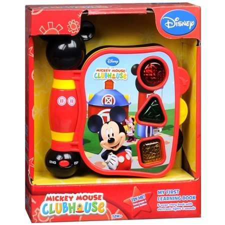 0049022608580 - MICKEY MOUSE CLUBHOUSE, MICKEY'S MY FIRST LEARNING BOOK LIGHTS AND SOUNDS
