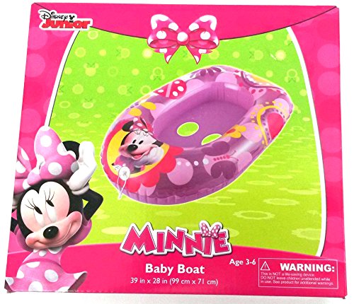 0049022820876 - DISNEY MINNIE MOUSE INFLATABLE KIDS FLOAT BABY BOAT AGE 3 - 6