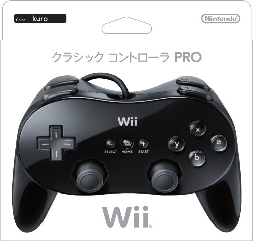 4902370517835 - WII CLASSIC CONTROLLER PRO - BLACK (JAPANESE VERSION)