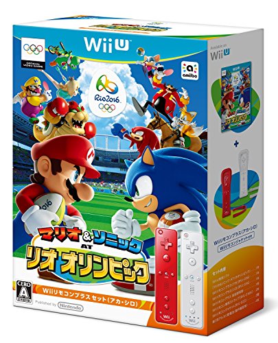 4902370533507 - MARIO & SONIC AT RIO OLYMPIC WII REMOTE PLUS SET (RED AND WHITE)