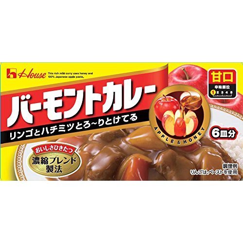 4902402853894 - HOUSE JAPAN VERMONT CURRY SWEET 115G X 5 PIECES