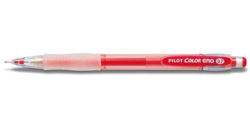 4902505208171 - PILOT COLOR ENO MECHANICAL PENCIL - 0.7 MM - RED BODY - RED LEAD