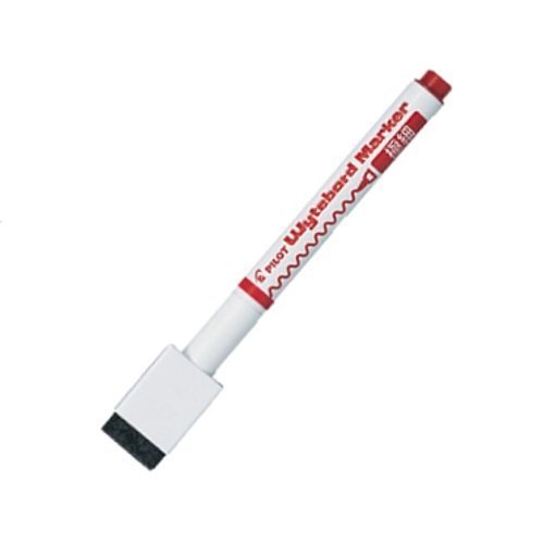 4902505291142 - PILOT WHITEBOARD MARKER EXTRA-FINE AND SMALL RED WITH ERASER AND MAGNET