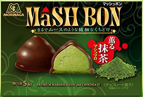 4902888218682 - MORINAGA - MASH BON COVER WITH CHOCOLATE MATCHA MARSHMALLOWS
