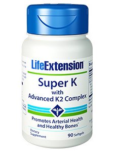 4903573177932 - LIFE EXTENSION SUPER K W/ ADVANCED K2 COMPLEX 90 SOFTGELS (2 PACK)