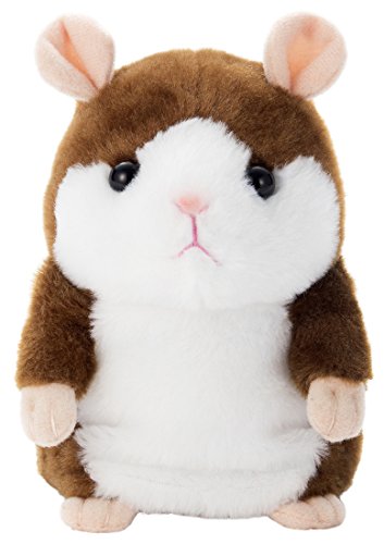 4904790284571 - MIMICRY PET INTERACTIVE TALKING HAMSTER PLUSH TOY VER.2 (COCOA BROWN)