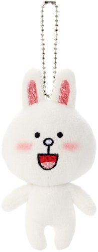 4904790296765 - LINE APP CHARACTER PLUSH DOLL BALL CHAIN (CONY)