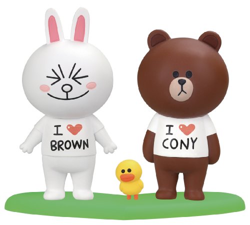 4904790810961 - LINE CHARACTER BROWN & CONNIE LOVE LOVE SET (JAPAN IMPORT)