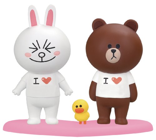 4904790811586 - LINE CHARACTER BROWN & CONEY LOVEY-DOVEY GIFT SET