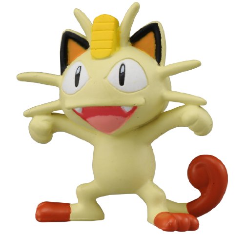 4904810813781 - TAKARATOMY OFFICIAL POKEMON X AND Y MC-045 2 MEOWTH ACTION FIGURE