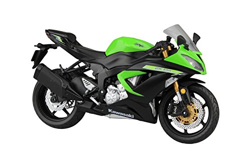 4905083097748 - SKYNET 1/12 COMPLETE MOTORCYCLE MODEL KAWASAKI NINJA ZX-6R 2014 LIME GREEN COMPLETE MOTORCYCLE MOTOR BIKE VEHICLE MODEL FIGURE SKYNET AOSHIMA