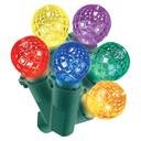 0490510435742 - PHILIPS 60CT MULTICOLORED LED FACETED SPHERE STRING LIGHTS