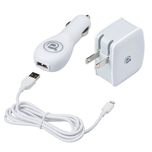4905339300813 - APPLE LIGHTNING CONNECTOR AC/DC CHARGERS CABLE SET (WHITE)