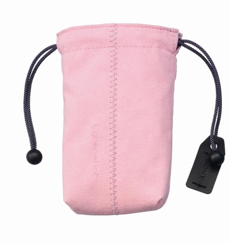 4905524469400 - SONY LCS-CSK/P DRAW-STRING STYLE POUCH SOFT CARRYING CASE (PINK)