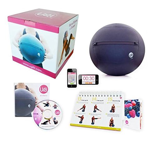 4913923110748 - 15IN DIAMETER UGI FITNESS AT HOME 6-POUND PURPLE EXERCISE BALL