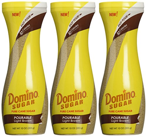 0049200902943 - DOMINO BROWN SUGAR EASY POURABLE LIGHT BROWN 10 OZ (3 PACK)