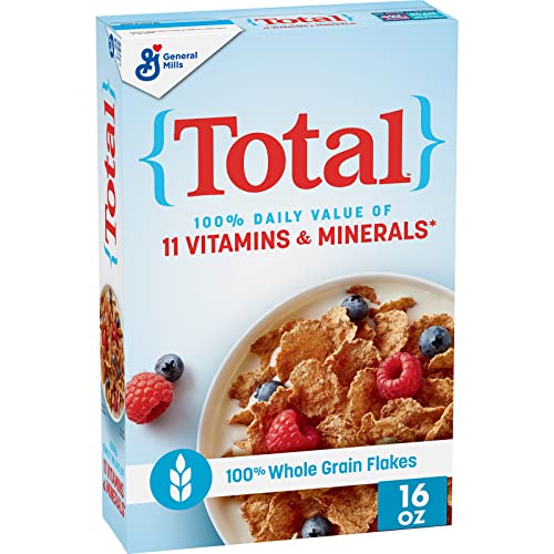 0492310001042 - TOTAL BREAKFAST CEREAL, 100% DAILY VALUE OF 11 VITAMINS, WHOLE GRAIN FLAKES, 16 OZ