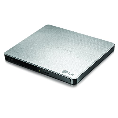 4923113107250 - LG ELECTRONICS 8X USB 2.0 SUPER MULTI ULTRA SLIM PORTABLE DVD REWRITER EXTERNAL DRIVE WITH M-DISC SUPPORT FOR PC AND MAC, SILVER (GP60NS50)
