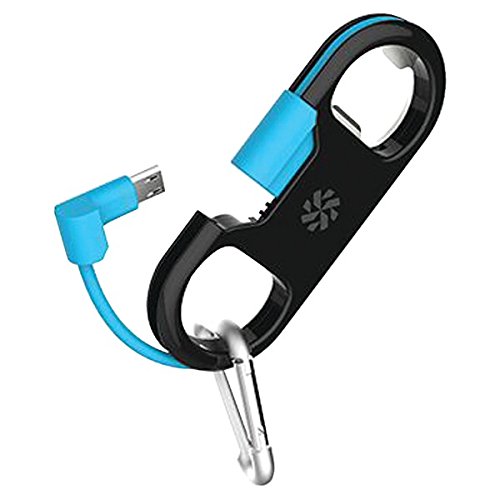4923143121660 - KANEX K8PINKEYBL GOBUDDY+(TM) LIGHTNING(R) TO USB CHARGE & SYNC CABLE WITH BOTTLE OPENER (BLUE)