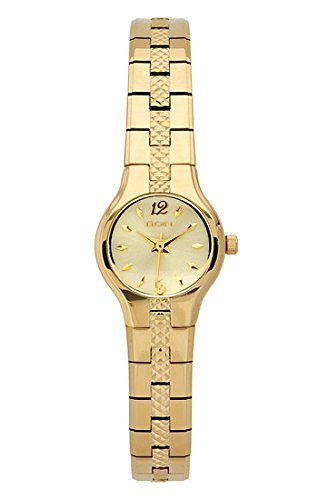 4935351299017 - ELGIN LADIES WATCH #EG129 GOLD STRAP AND CASE WITH GOLD COLOR DIAL