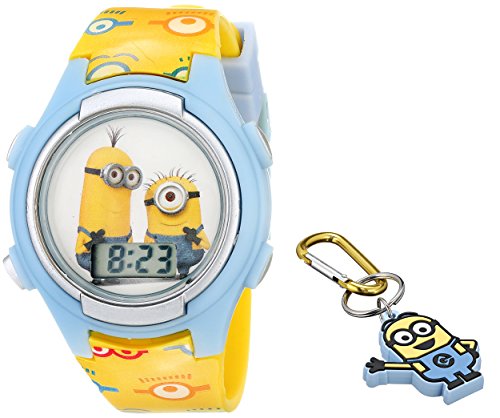 0049353915562 - UNIVERSAL PICTURES KIDS' DME006T DESPICABLE ME MINIONS DIGITAL WATCH WITH KEYCHAIN GIFT SET