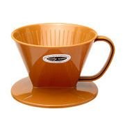 4955959119029 - PLASTIC COFFEE DRIPPER - BROWN