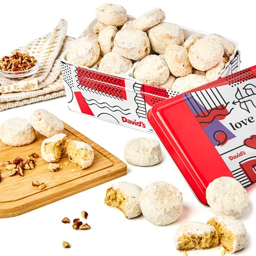 0049578991969 - DAVIDS COOKIES BUTTER PECAN MELTAWAYS SWEET SAMPLER IN LOVE TIN - 1.7 LBS BUTTER COOKIES WITH CRUNCHY PECANS, SOFT, AND MELT IN YOUR MOUTH FLAVORFUL COOKIES - DELICIOUS GOURMET VALENTINES FOOD GIFT