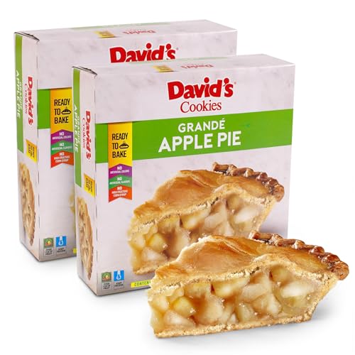 0049578992140 - DAVIDS COOKIES READY TO BAKE GRANDÉ APPLE PIE 10 2-PACK - FRESH-BAKED PIES, DELICIOUS DECADENT GOURMET FOOD, IDEAL DESSERT, GIFT FOR CELEBRATION, BIRTHDAY CHRISTMAS HOLIDAYS ANNIVERSARY, AND SPECIAL OCCASIONS