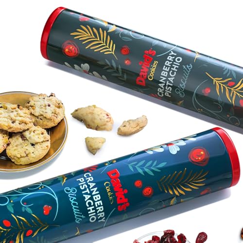 0049578992638 - DAVIDS COOKIES CRANBERRY PISTACHIO BISCUITS 2-PACK - GOURMET SNACKS & BAKERY TREATS - IDEAL COOKIE FOR SNACKING AND GIFTING - DELICIOUS DELIGHTFUL FOOD GIFT FOR KIDS AND ADULTS FOR ANY OCCASIONS