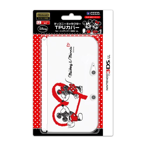 4961818019065 - 3DS LL] FOR NINTENDO OFFICIAL LICENSED PRODUCTS DISNEY CHARACTER TPU COVER FOR NINTENDO 3DS LL MICKEY & MINNIE (HEART)