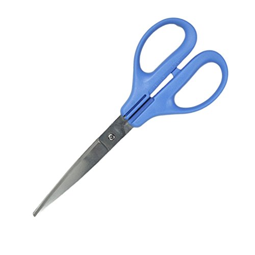 4962069057172 - STICKINESS REDUCE BLUE EP-175PR TAPERED HASEGAWA CUTLERY OFFICE SCISSORS (JAPAN IMPORT)