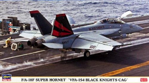 4967834008571 - HASEGAWA 1/72 F/A-18F SUPER HORNET BLACK KNIGHTS CAG 