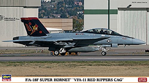 4967834021600 - HAS02160 1:72 HASEGAWA F-18F SUPER HORNET 'VFA-11 RED RIPPERS CAG'