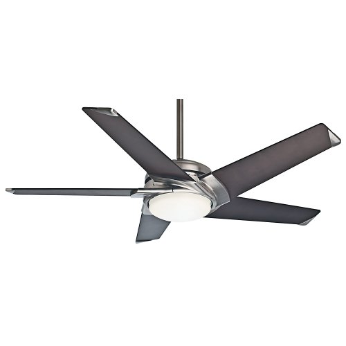 0049694591067 - CASABLANCA FAN COMPANY 59106 STEALTH DC 54-INCH BRUSHED NICKEL CELING FAN WITH FIVE ESPRESSO BLADES AND A LIGHT KIT