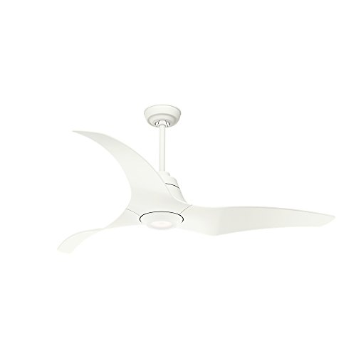 0049694591432 - CASABLANCA FAN COMPANY 59143 STINGRAY INDOOR CEILING FAN WITH REMOTE, LARGE, PORCELAIN WHITE