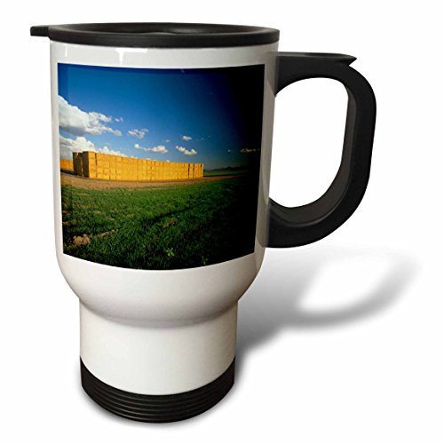 0497088290018 - DANITA DELIMONT - AGRICULTURE - AGRICULTURE, HAY BALES, PALKO VERDE VALLEY CALIFORNIA - US05 CHA0032 - CHUCK HANEY - 14OZ STAINLESS STEEL TRAVEL MUG (TM_88290_1)