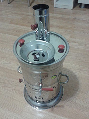 4971850166979 - SAMOVAR CHARCOAL WATER HEATER 4L /150 OZ BOAT CAMPING HIKING HUNTING MOUNTAIN CLIMBING KETTLE BBQ