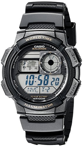 4971850443346 - CASIO MEN'S AE-1000W-1AVDF RESIN SPORT WATCH WITH BLACK BAND