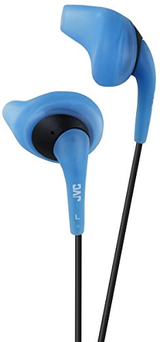 4975769424410 - JVC HAEN10 GUMY SPORT IN EAR HEADPHONES WITH REMOTE AND MICROPHONE -BLUE