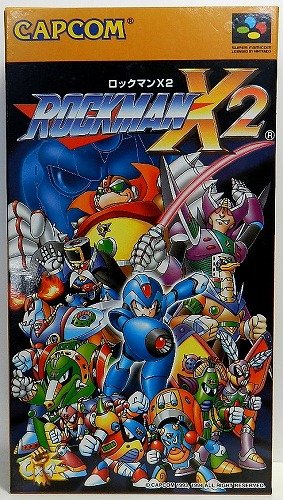 4976219144117 - ROCKMAN X2 (AKA MEGAMAN X2) SUPER FAMICOM (SUPER NES JAPANESE IMPORT)