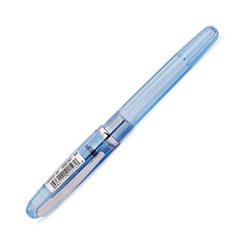 4977114111389 - PLATINUM NIAN BRUSH BALANCE FOUNTAIN PEN CRYSTAL BLUE IN CHARACTER PGB3000A # 58-3 (JAPAN IMPORT)