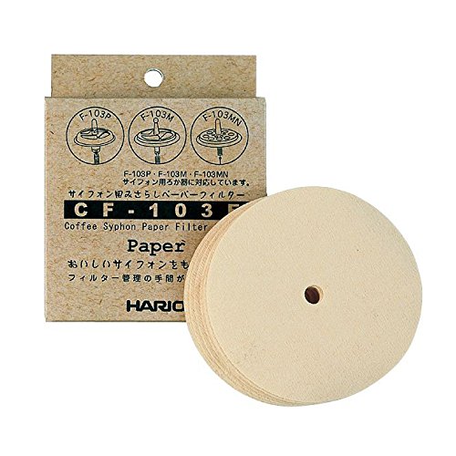 4977642915367 - 1 X PAPER FILTER FOR HARIO SIPHON EXPOSED ONLYCF-103E(100 SHEETS)(JAPAN IMPORT)