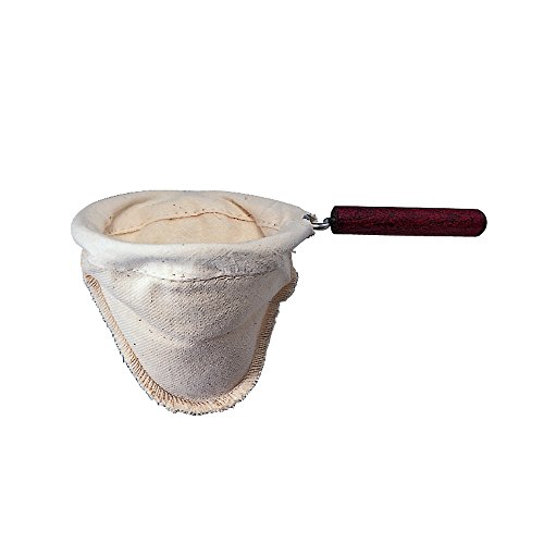4977642916364 - HARIO REPLACEMENT CLOTH COFFEE FILTER WITH WOOD HANDLE DFN-3 DPW-3 CDB-3 FD-3 LARGE WOODNECK DRIPPER