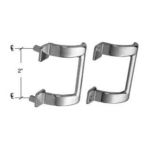 0049793061584 - M6158 SHOWER HANDLE SET CHROME 2 IN