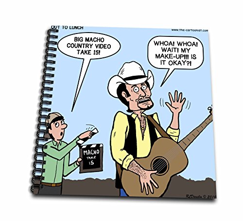 0498008517024 - RICH DIESSLINS FUNNY GENERAL CARTOONS - COUNTRY MUSIC VIDEO AND MACHO COUNTRY SINGER PARODY - MEMORY BOOK 12 X 12 INCH (DB_8517_2)