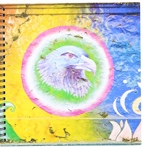 0498085961017 - 3DROSE DB_85961_1 VALPARAISO, CHILE, CERRO CONCEPCION MURAL ON WALL SA05 SSM0094 SCOTT T. SMITH DRAWING BOOK, 8 BY 8-INCH