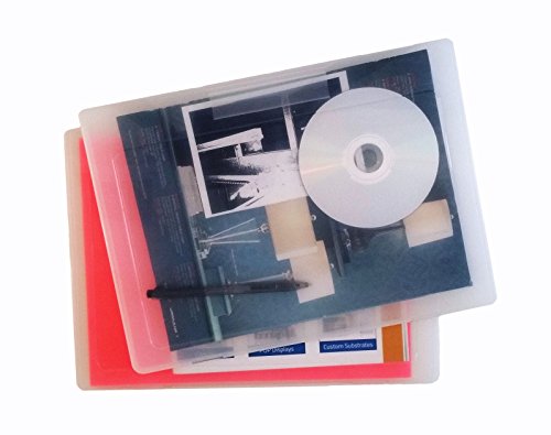 4984343875562 - CLEAR PLASTIC A4 PAPER FILE BOX DOCUMENT STORAGE BOX CASE ORGANIZER 2 PACK (CLEAR)