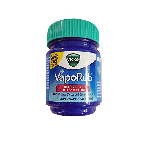 4987176013880 - VICKS VAPORUB, PROVIDES COUGH RELIEF FOR THE FEELING OF FREER BREATHING WITH ITS POWERFUL, MEDICATED VAPORS THAT BEGIN TO WORK QUICKLY, 50 ML