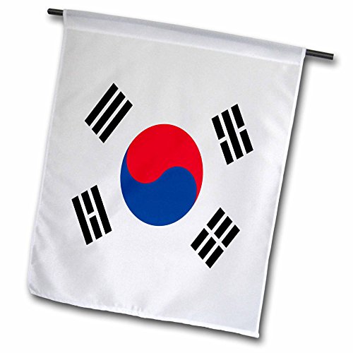 0499028259017 - 3DROSE FL_28259_1 SOUTH KOREA GARDEN FLAG, 12 BY 18-INCH