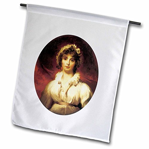 0499128081020 - BLN PORTRAIT GALLERY BY THE MASTERS FINE ART COLLECTION - PORTRAIT OF MRS. ROBERT BURNE-JONES BY SIR THOMAS LAWRENCE - 18 X 27 INCH GARDEN FLAG (FL_128081_2)
